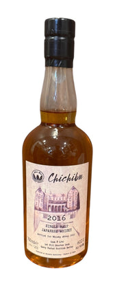 Ichiro's Malt Chichibu 2016 Bottled for Whisky Abbey Japanese Whisky 60.2% ABV, 700ml